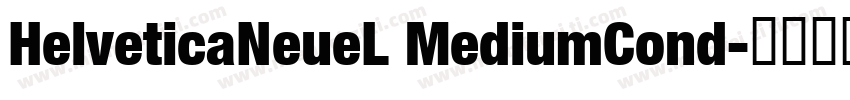 HelveticaNeueL MediumCond字体转换